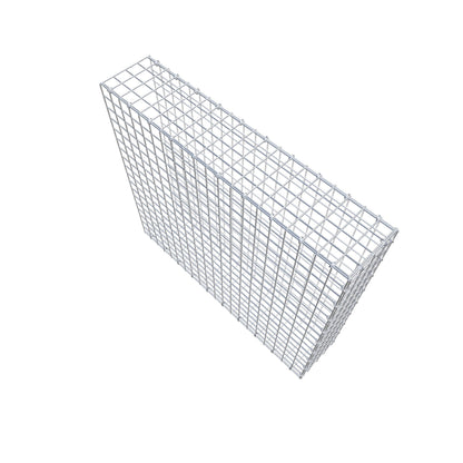 Gavión complementario de tipo 2 100 cm x 90 cm x 20 cm (L x A x P), malla 5 cm x 5 cm, anillo en C