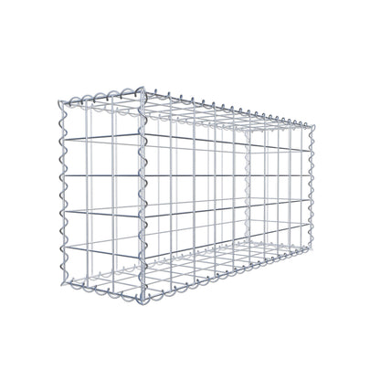 Set di 2 gabbioni 100 cm x 50 cm x 30 cm (L x A x P), maglia 10 x 10 cm, spirale