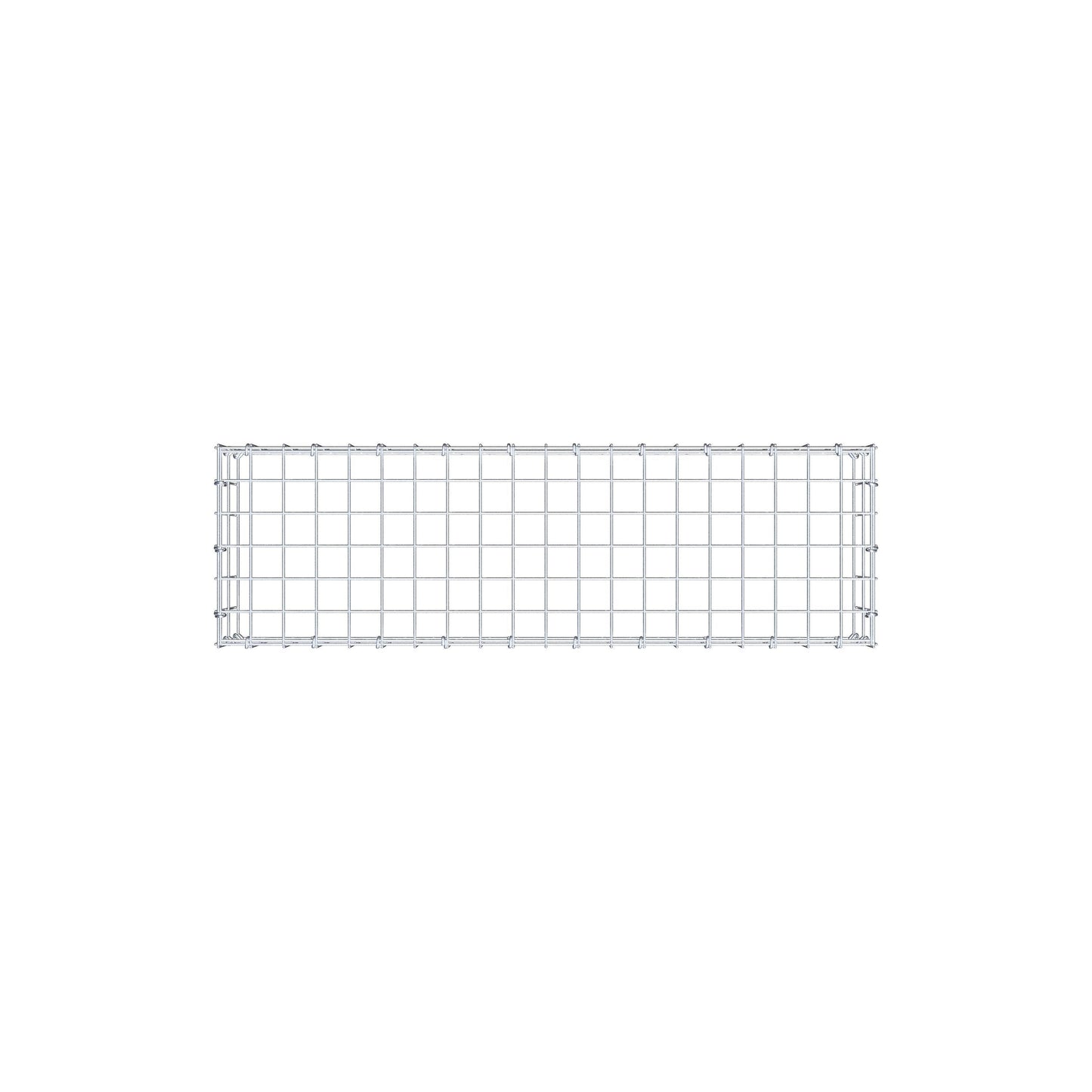Type 3 oplegkorf 100 cm x 20 cm x 30 cm (L x H x D), maaswijdte 5 cm x 10 cm, C-ring