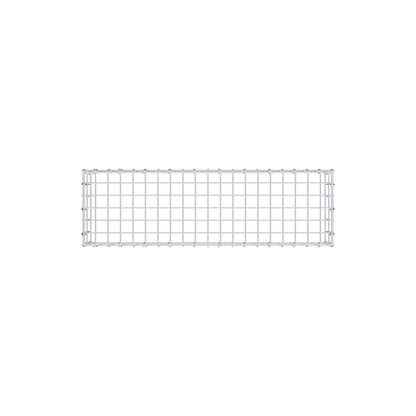 Type 3 oplegkorf 100 cm x 20 cm x 30 cm (L x H x D), maaswijdte 5 cm x 10 cm, C-ring