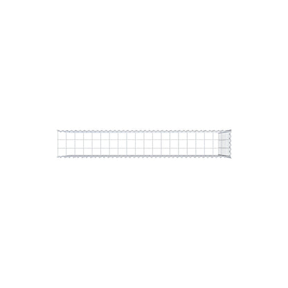 Gabião tipo 4 200 cm x 100 cm x 30 cm (C x A x P), malhagem 10 cm x 10 cm, espiral
