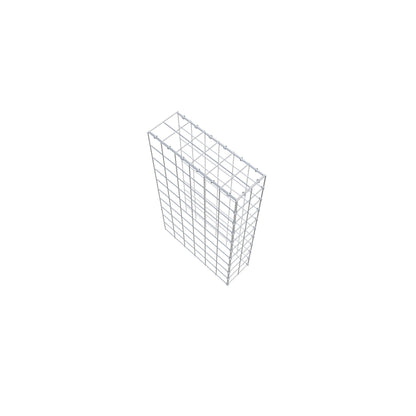 Gabião Tipo 4 100 cm x 60 cm x 20 cm (C x A x P), malhagem 10 cm x 10 cm, anel C