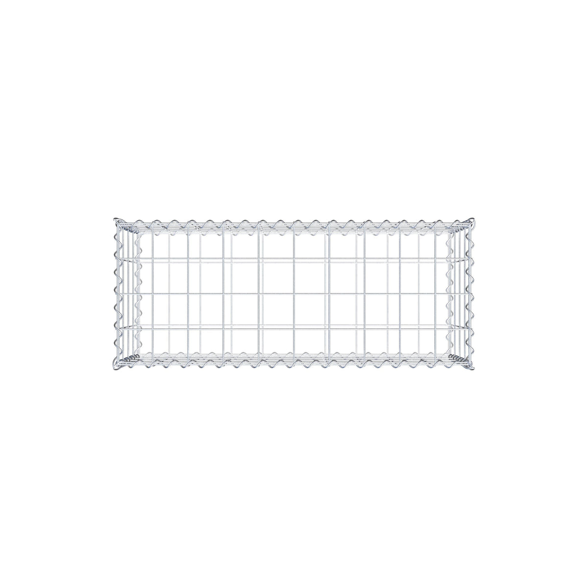 Gabião 100 cm x 40 cm x 40 cm (C x A x P), malhagem 10 cm x 10 cm, espiral