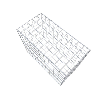 Gabbione 100 cm x 80 cm x 50 cm (L x H x P), maglia 10 cm x 10 cm, anello a C