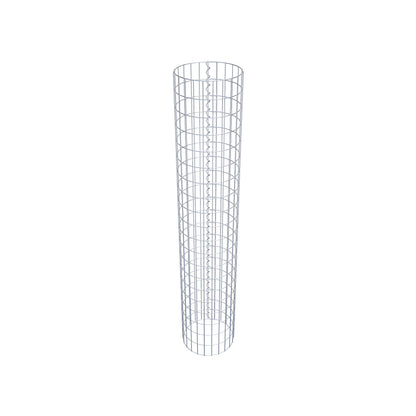 Coluna de gabião redonda 37 cm de diâmetro, 200 cm de altura, malhagem 5 cm x 10 cm
