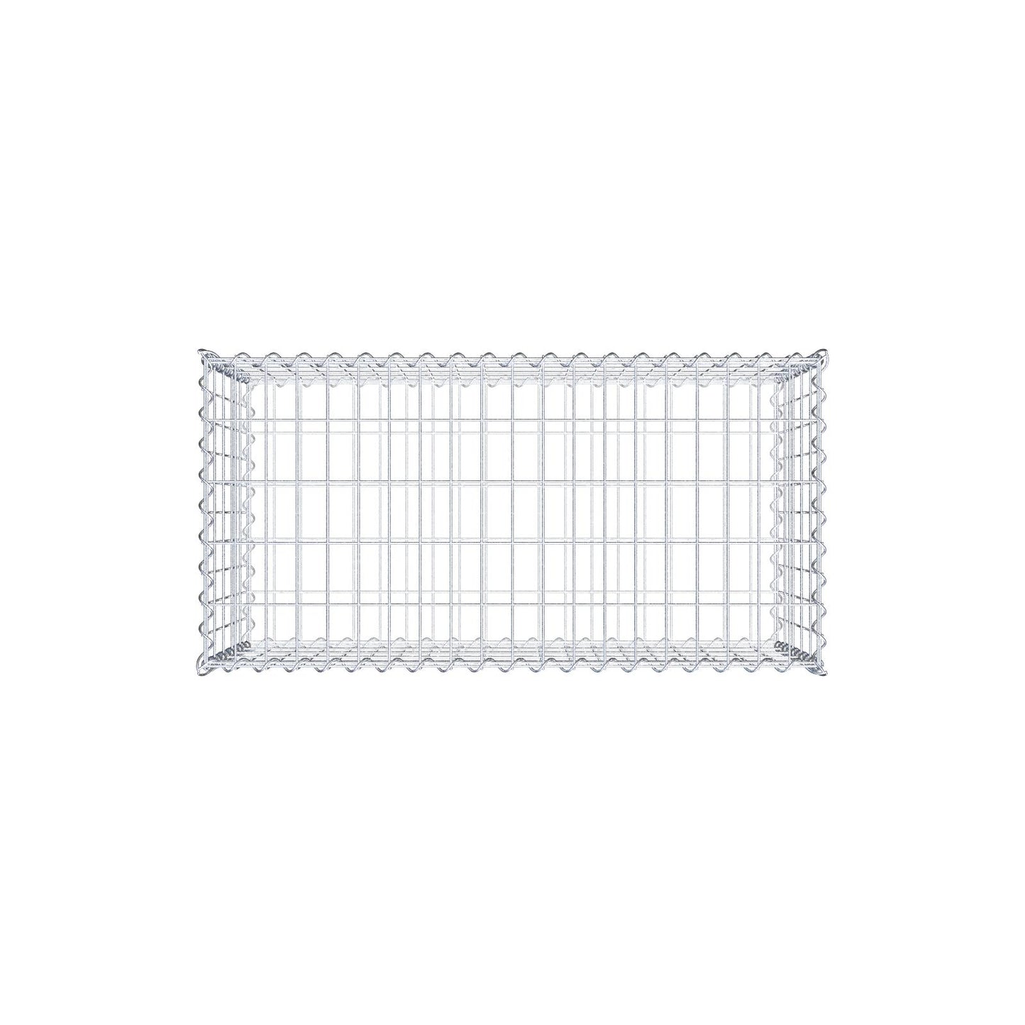 Gabion 100 cm x 50 cm x 50 cm (L x H x D), mesh size 5 cm x 10 cm, spiral