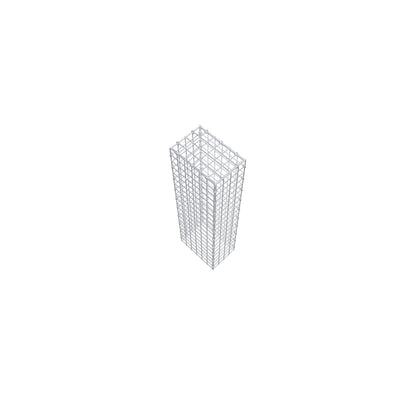 Gavión adicional tipo 3 100 cm x 30 cm x 20 cm (L x A x P), malla 5 cm x 5 cm, anillo en C