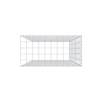 Gabião Tipo 4 200 cm x 100 cm x 50 cm (C x A x P), malhagem 10 cm x 10 cm, anel C