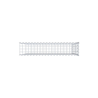 Gabião Tipo 2 100 cm x 90 cm x 20 cm (C x A x P), malhagem 5 cm x 10 cm, espiral