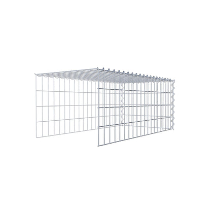Gabião tipo 4 100 cm x 40 cm x 50 cm (C x A x P), malhagem 5 cm x 10 cm, espiral