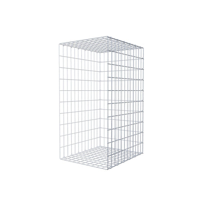 Gabião tipo 2 100 cm x 60 cm x 50 cm, malhagem 5 cm x 10 cm, anel C