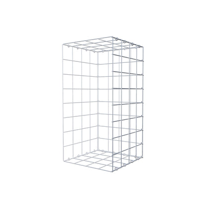Gabião Tipo 2 80 cm x 40 cm x 40 cm (C x A x P), malhagem 10 cm x 10 cm, anel C