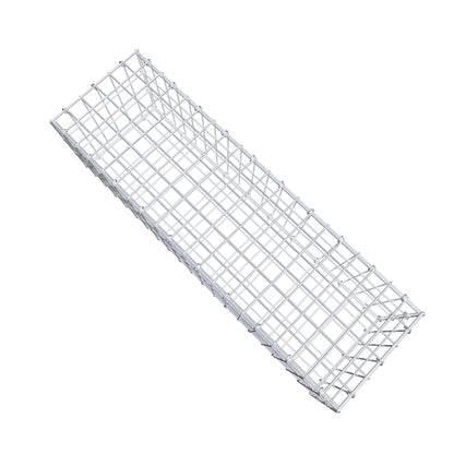 Gabion 100 cm x 30 cm x 30 cm (L x H x P), mailles 5 cm x 10 cm, anneau en C