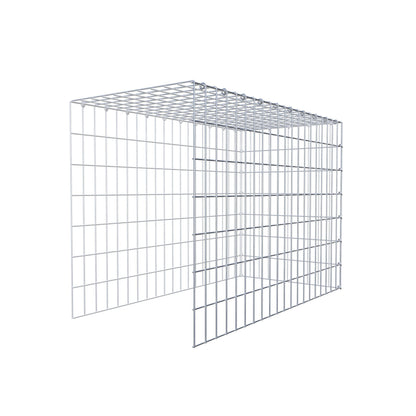 Gabião tipo 4 100 cm x 70 cm x 50 cm (C x A x P), malhagem 5 cm x 10 cm, anel C