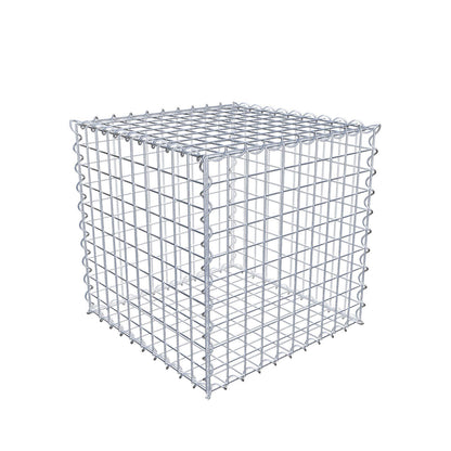 Schanskorf 50 cm x 50 cm x 50 cm (L x H x D), maaswijdte 5 cm x 5 cm, spiraal