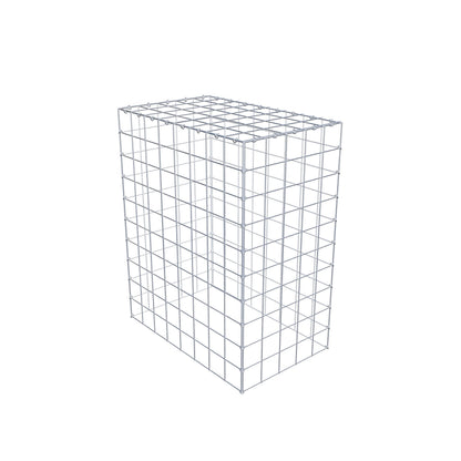 Gabbione aggiuntivo di tipo 3 100 cm x 80 cm x 50 cm (L x H x P), maglia 10 cm x 10 cm, anello a C