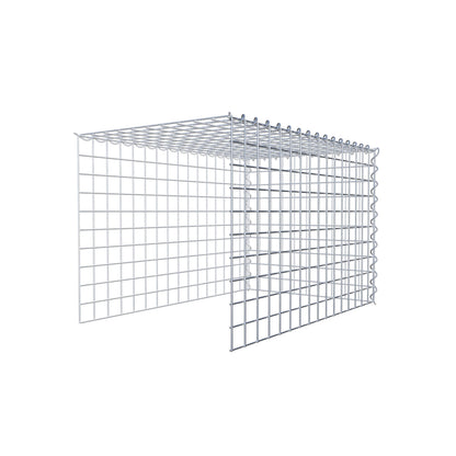 Gabião tipo 4 80 cm x 50 cm x 50 cm (C x A x P), malhagem 5 cm x 5 cm, espiral