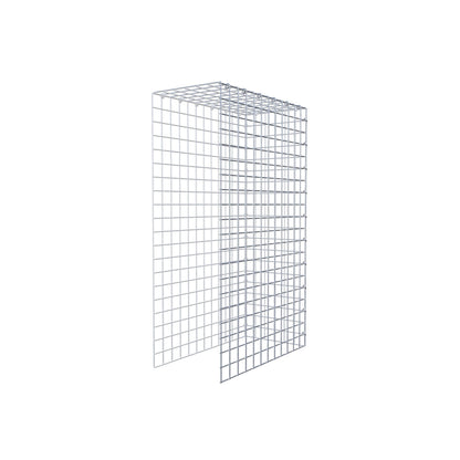 Gabião Tipo 4 100 cm x 60 cm x 30 cm (C x A x P), malhagem 5 cm x 5 cm, anel C