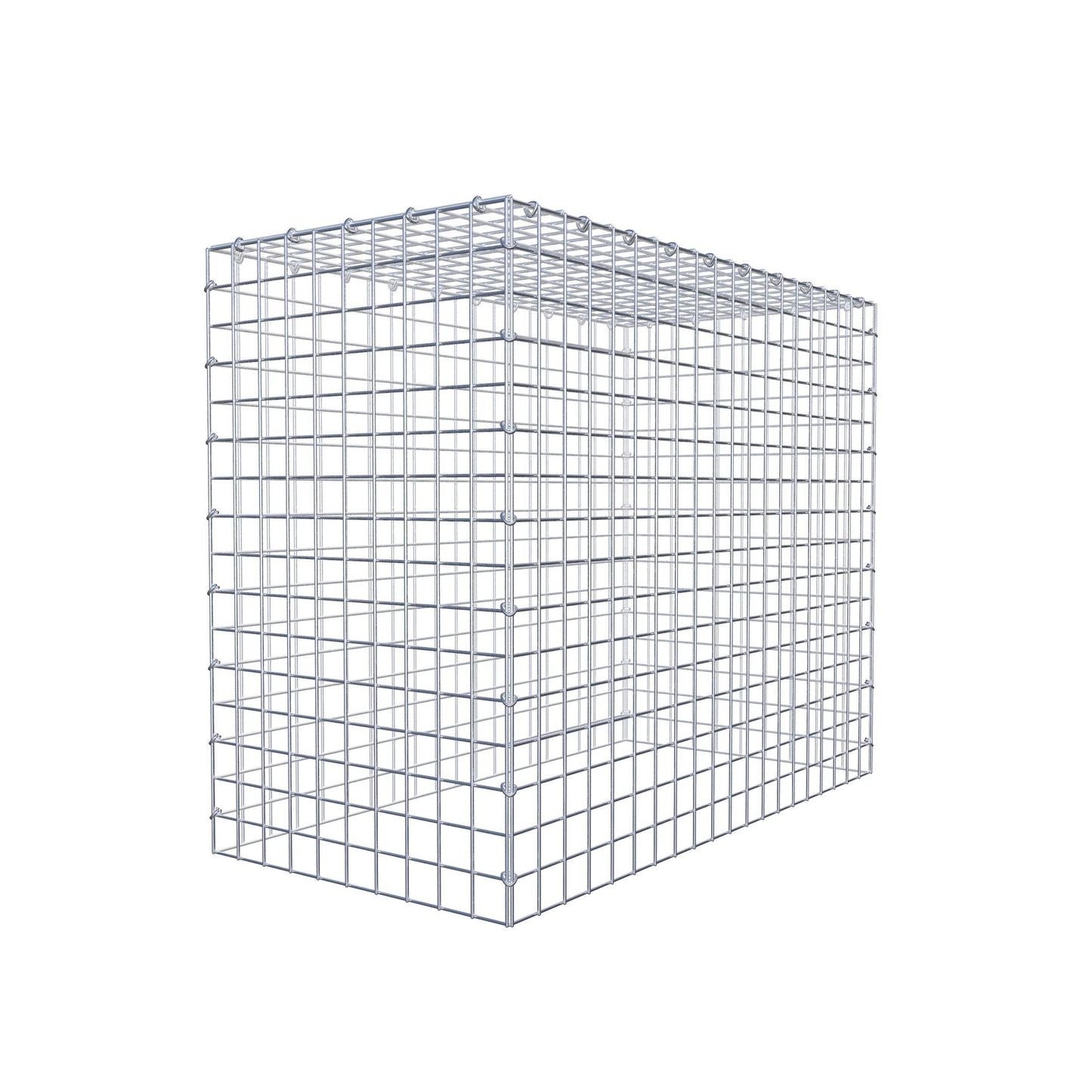 Gavión complementario de tipo 3 100 cm x 80 cm x 50 cm (L x A x P), malla 5 cm x 5 cm, anillo en C