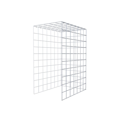 Gabião Tipo 4 100 cm x 70 cm x 50 cm (C x A x P), malhagem 10 cm x 10 cm, anel C