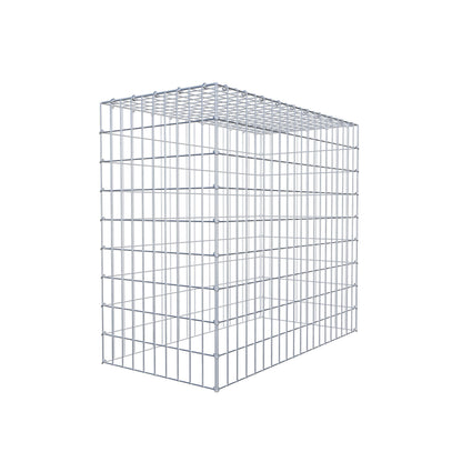 Gabbione aggiuntivo di tipo 3 100 cm x 90 cm x 50 cm (L x H x P), maglia 5 cm x 10 cm, anello a C
