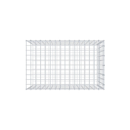 Gabião tipo 2 80 cm x 50 cm x 50 cm, malhagem 5 cm x 10 cm, anel C