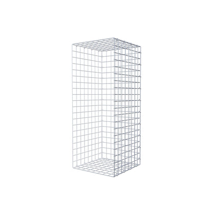 Mounted gabion type 2 100 cm x 40 cm x 40 cm (L x H x D), mesh size 5 cm x 5 cm, C-ring