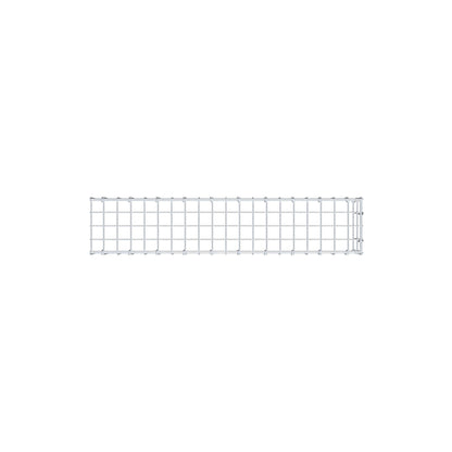 Gabbione aggiuntivo tipo 4 100 cm x 20 cm x 20 cm (L x H x P), maglia 5 cm x 10 cm, anello a C