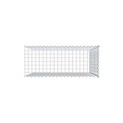 Gabião tipo 4 100 cm x 100 cm x 40 cm (C x A x P), malhagem 5 cm x 5 cm, espiral