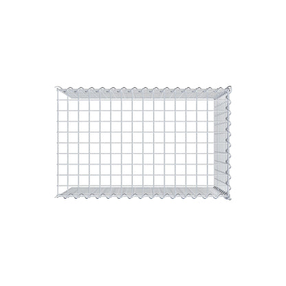Gabião tipo 4 80 cm x 50 cm x 50 cm (C x A x P), malhagem 5 cm x 5 cm, espiral
