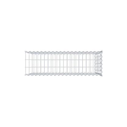 Anbaugabione Typ 2 100 cm x 60 cm x 30 cm (L x H x T), Maschenweite 5 cm x 10 cm, Spirale