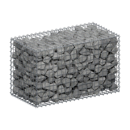 Gabion 100 cm x 60 cm x 50 cm (L x H x D), mesh size 5 cm x 5 cm, spiral