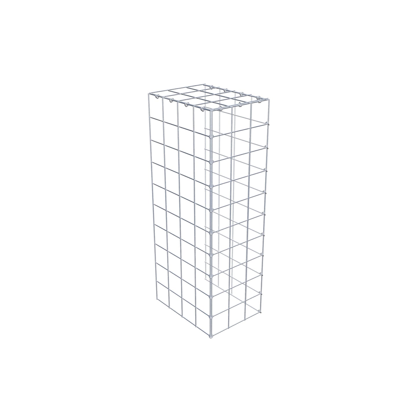 Gabião Tipo 4 100 cm x 40 cm x 30 cm (C x A x P), malhagem 10 cm x 10 cm, anel C