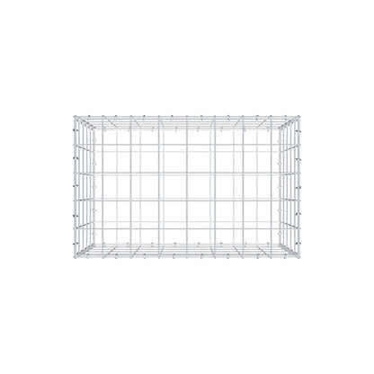 Gabião 80 cm x 50 cm x 50 cm (C x A x P), malhagem 10 cm x 10 cm, anel C