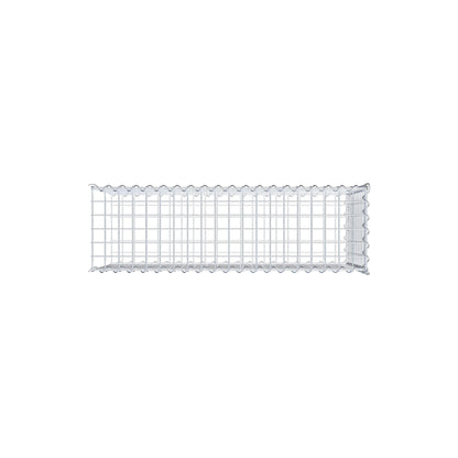 Gabbione aggiuntivo tipo 2 100 cm x 50 cm x 30 cm (L x A x P), maglia 5 cm x 5 cm, a spirale