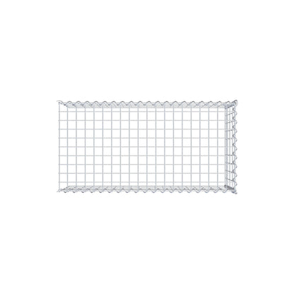 Gabião tipo 4 100 cm x 40 cm x 50 cm (C x A x P), malhagem 5 cm x 10 cm, espiral