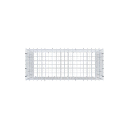 Gabion 100 cm x 70 cm x 40 cm (L x H x D), maskstorlek 5 cm x 5 cm, C-ring