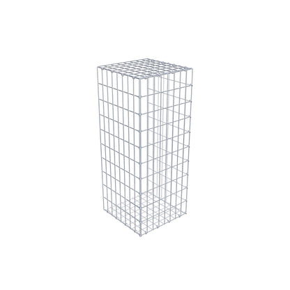 Monteret gabion type 2 100 cm x 40 cm x 40 cm, maskestørrelse 5 cm x 10 cm, C-ring