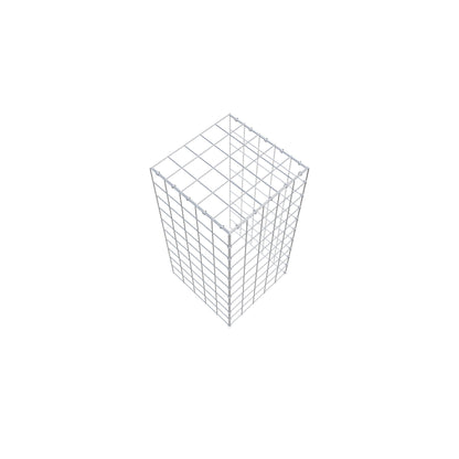 Gabião tipo 4 100 cm x 50 cm x 50 cm (C x A x P), malhagem 10 cm x 10 cm, anel C
