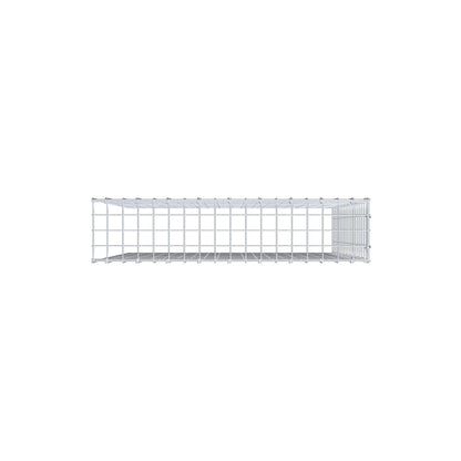 Gabião Tipo 4 100 cm x 90 cm x 20 cm (C x A x P), malhagem 5 cm x 5 cm, anel C