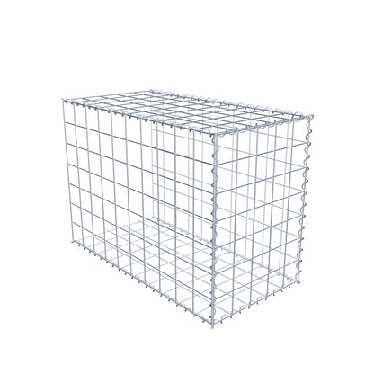 Gabião tipo 2 100 cm x 70 cm x 50 cm (C x A x P), malhagem 10 cm x 10 cm, espiral