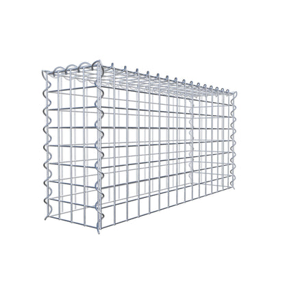 Gavión complementario tipo 3 80 cm x 40 cm x 20 cm (L x A x P), malla 5 cm x 5 cm, espiral