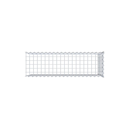 Gabião Tipo 4 100 cm x 50 cm x 30 cm (C x A x P), malhagem 5 cm x 5 cm, espiral
