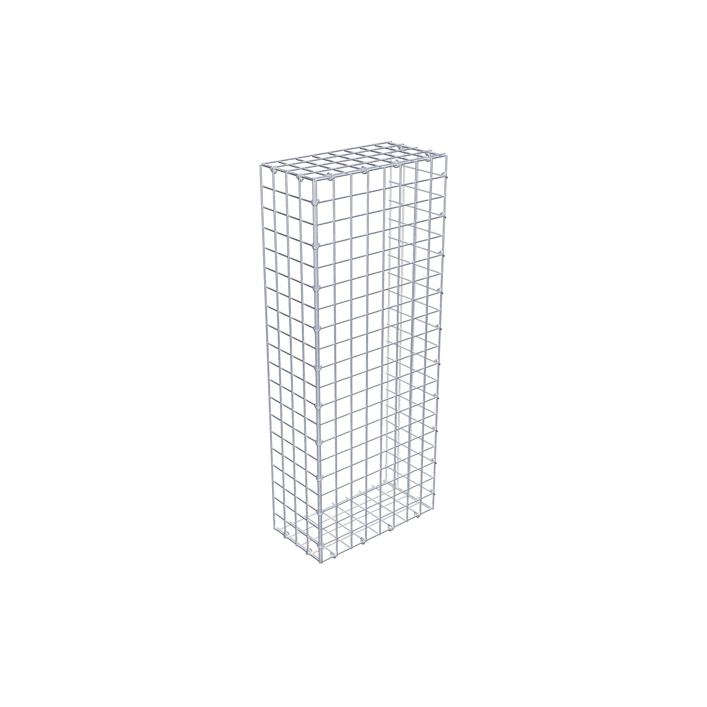 Fourche rapportée type 2 100 cm x 20 cm x 40 cm (L x H x P), mailles 5 cm x 5 cm, anneau C