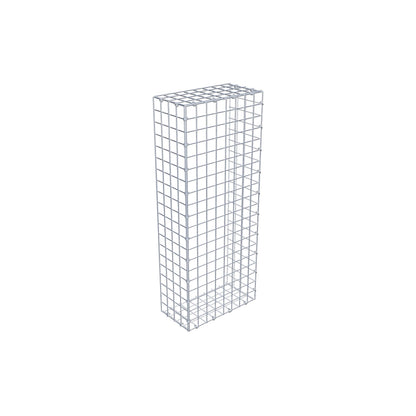 Fourche rapportée type 2 100 cm x 20 cm x 40 cm (L x H x P), mailles 5 cm x 5 cm, anneau C