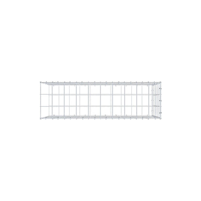 Fourche rapportée type 2 100 cm x 50 cm x 30 cm (L x H x P), mailles 10 cm x 10 cm, anneau C