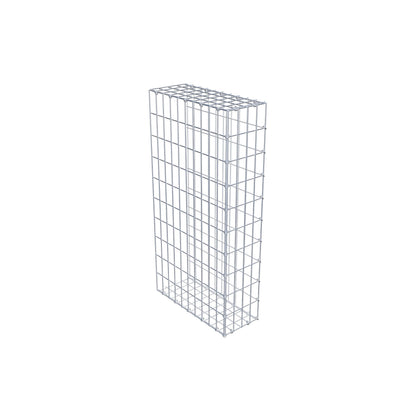 Gabião tipo 2 100 cm x 50 cm x 20 cm, malhagem 5 cm x 10 cm, anel C