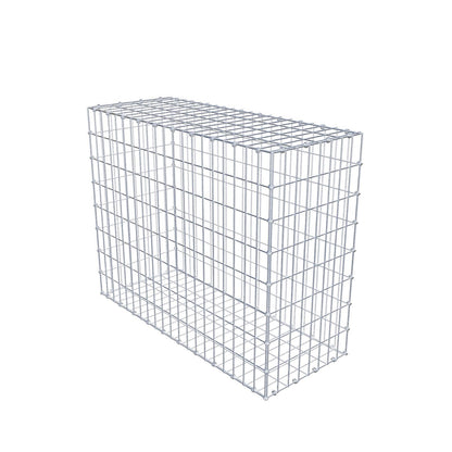 Gabion 100 cm x 80 cm x 40 cm (L x H x P), mailles 5 x 10 cm, anneau en spirale