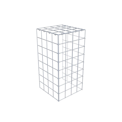 Gabião Tipo 4 80 cm x 40 cm x 40 cm (C x A x P), malhagem 10 cm x 10 cm, anel C