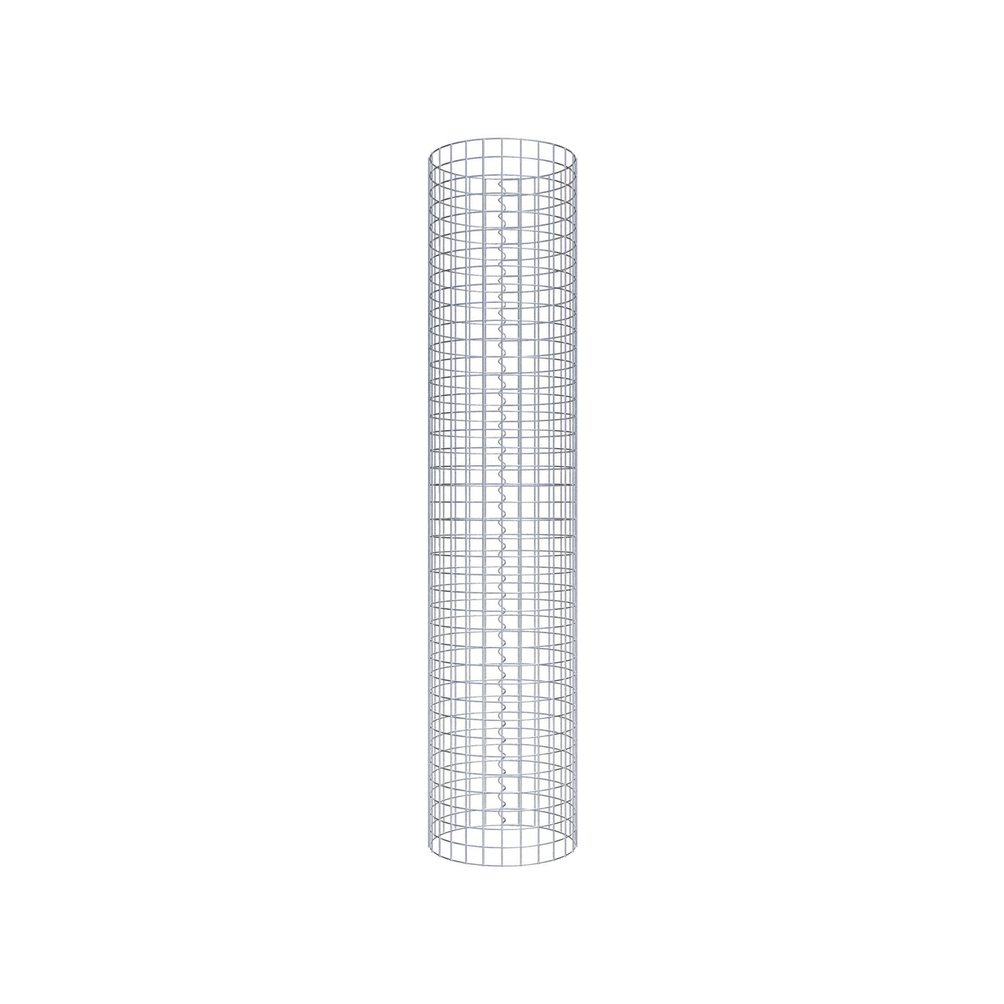 Colonne de gabion ronde 42 cm de diamètre, 200 cm de hauteur, maille 5 cm x 5 cm